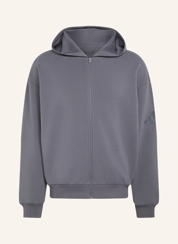 adidas Mikina ŠEDÁ
