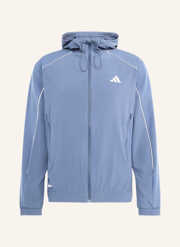 adidas Trainingsjacke TECH APP STOP BLAUGRAU
