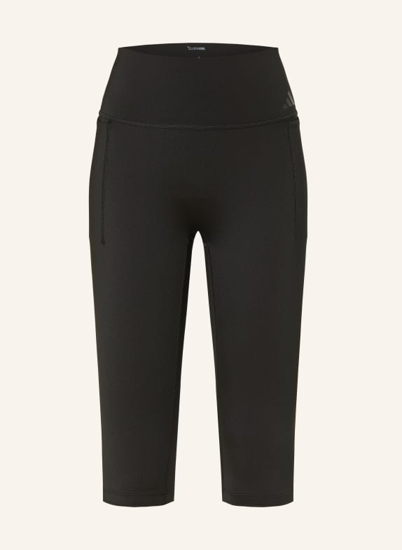 adidas Tights OPTIME WORKOUT CONTOUR CAPRI SCHWARZ