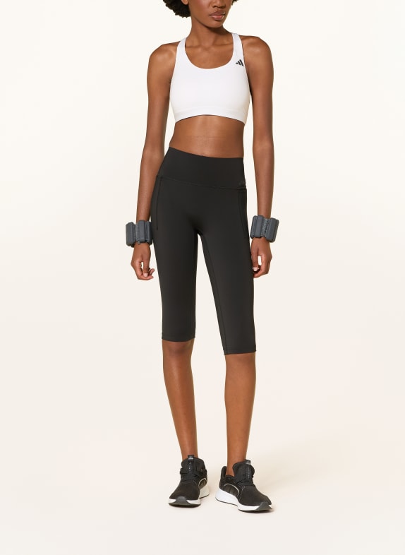 adidas Tights OPTIME WORKOUT CONTOUR CAPRI ZWART
