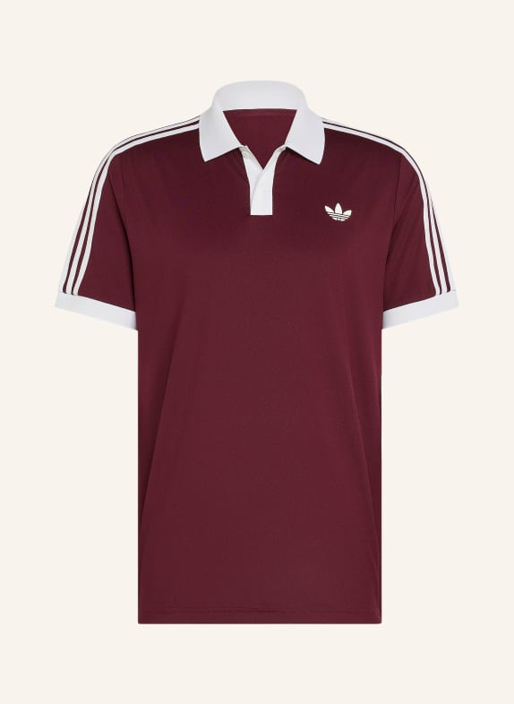adidas Originals Functioneel poloshirt CLASSICS DONKERROOD / WIT