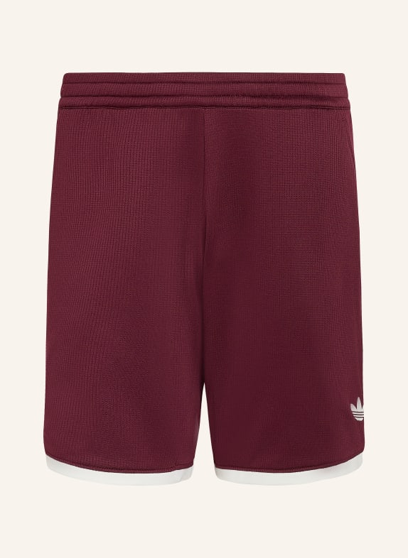 adidas Originals Tennisshorts CLASSICS DONKERROOD / WIT