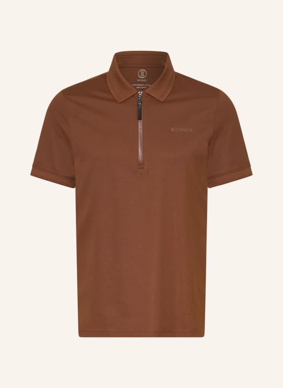 BOGNER Piqué-Poloshirt TIMO Regular FIt BRAUN