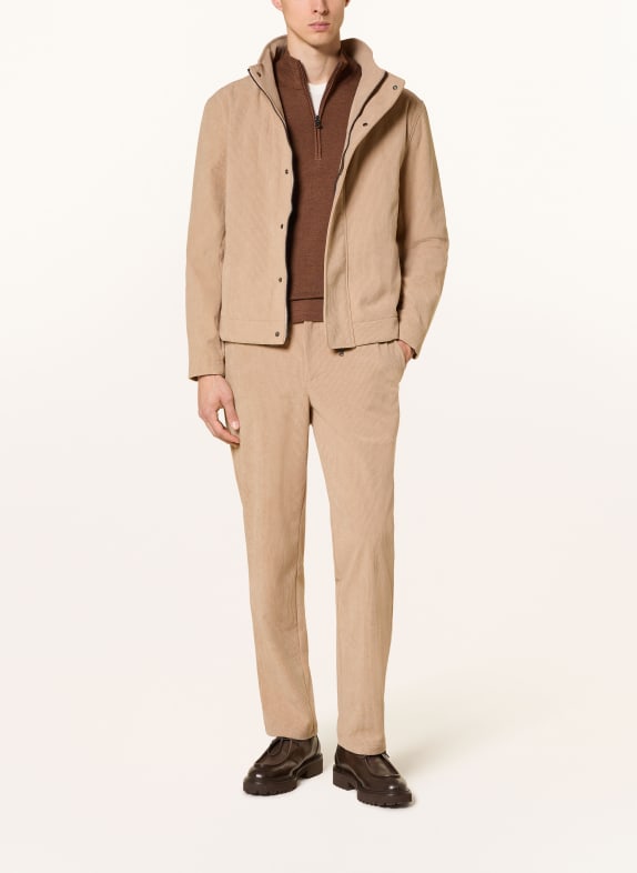 BOGNER Pantaloni din velur BARNY Regular Fit CAMEL
