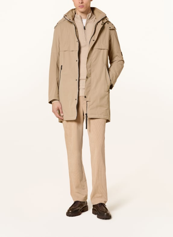 BOGNER Parka FRANKY-T cu glugă detașabilă BEJ