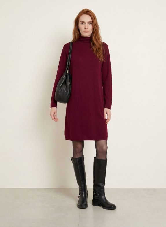 darling harbour Gebreide jurk BURGUNDY