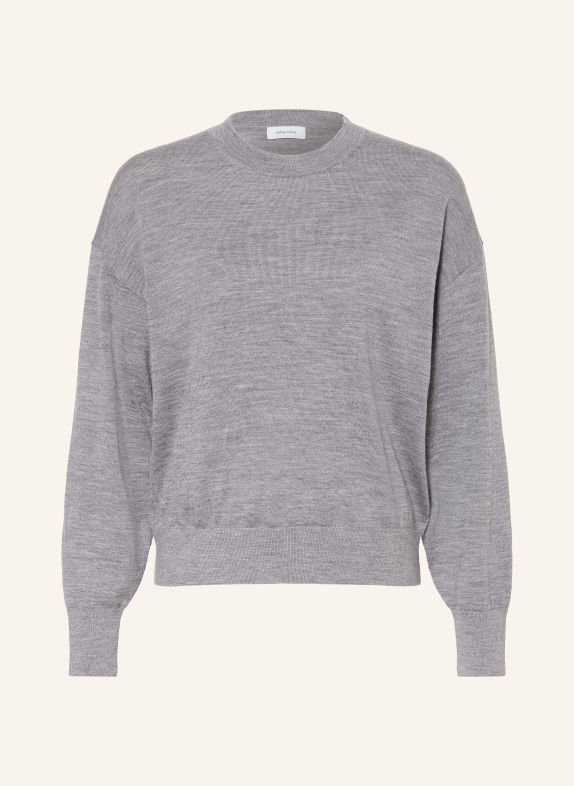 darling harbour Pullover aus Merinowolle GREY MELANGE
