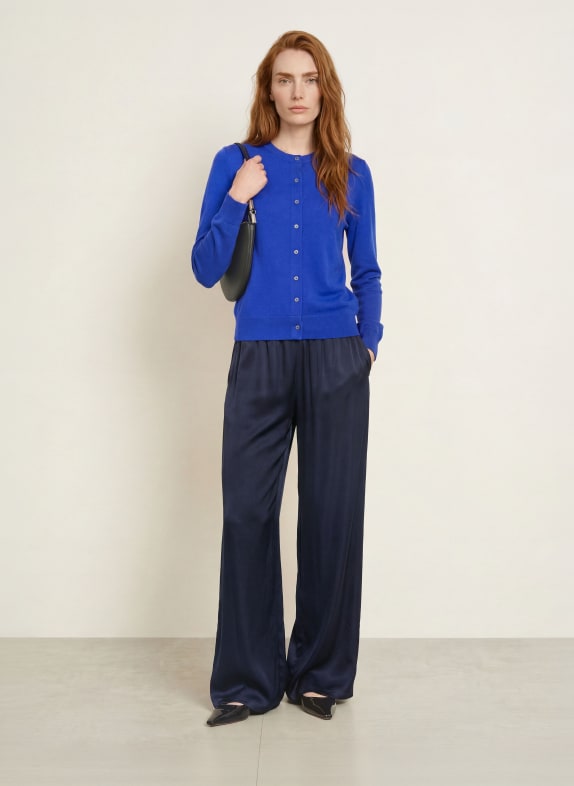 darling harbour Strickjacke aus Merinowolle COBALT BLUE