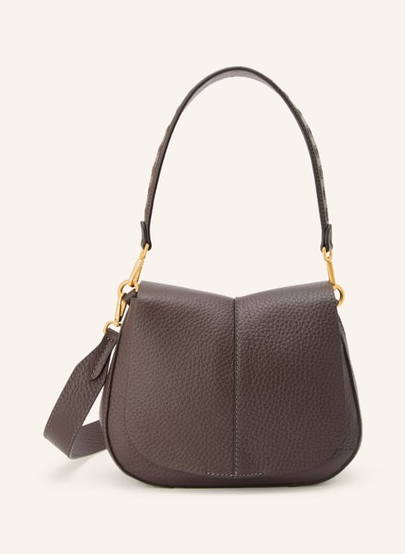 GIANNI CHIARINI Schultertasche HELENA DUNKELBRAUN / GOLD