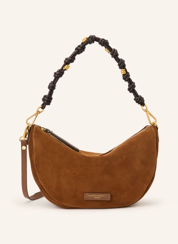 GIANNI CHIARINI Kabelka CLEO HNĚDÁ / ZLATÁ