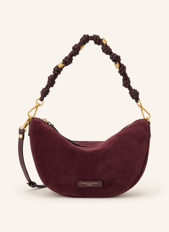GIANNI CHIARINI CLEO Handbag DARK RED / GOLD