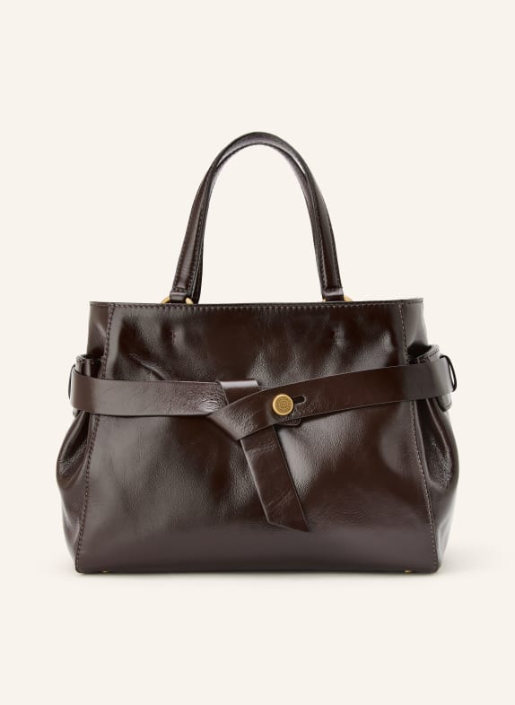 GIANNI CHIARINI Handtasche MIRANDA DUNKELBRAUN / GOLD