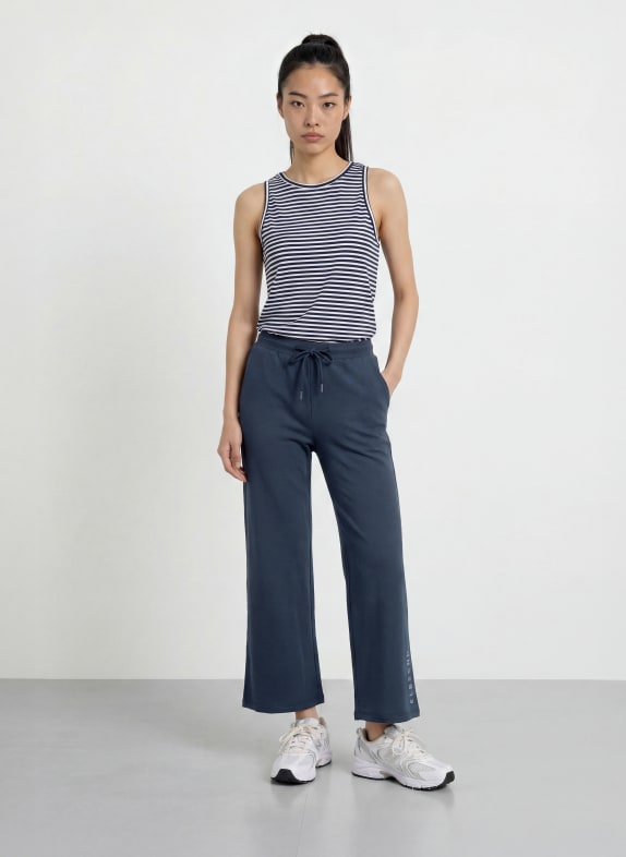 ELBSAND 7/8-broek SANNA van jersey DONKERBLAUW