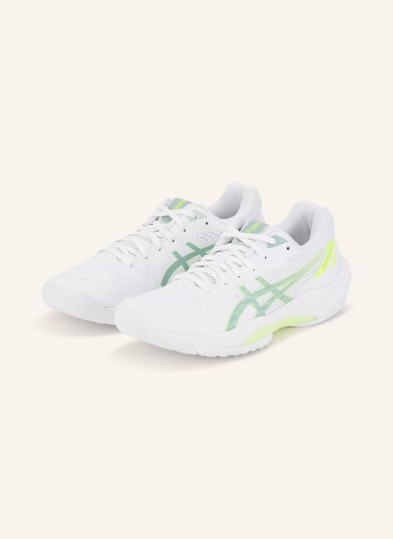 ASICS Indoorschuhe BEYOND FF 2 WEISS / GELB / GRÜN