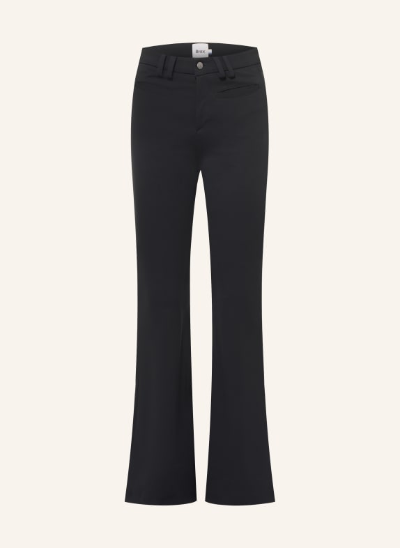 BRAX SHAKIRA Bootcut trousers from Jersey BLACK