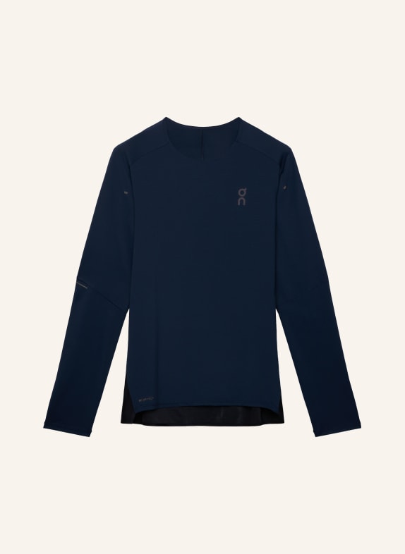 On Trainingsshirt PERFORMANCE DONKERBLAUW