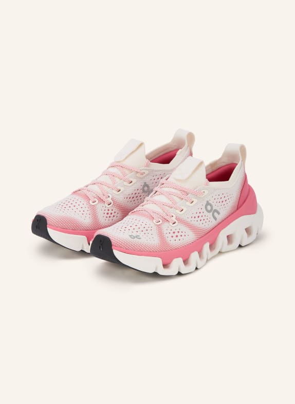 On Trainingsschoenen CLOUD X TEMPO WIT / ROZE