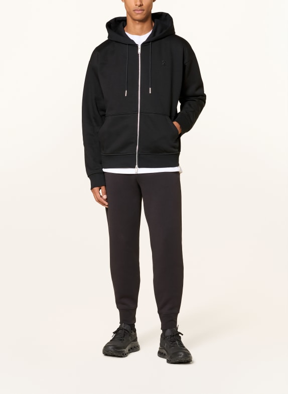 On Sweatvest CLUB COLLECTIVE ZWART