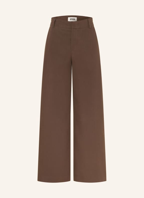 DRYKORN Pantalon DUTIFUL MARRON FONCÉ