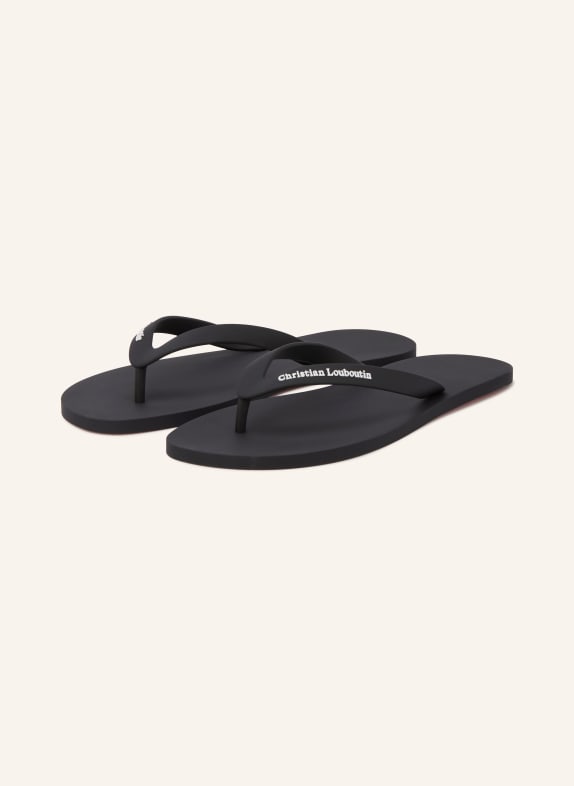 Christian Louboutin Flip-Flop THE CHRISTIAN LOUBOUTIN SUMMER SCHWARZ