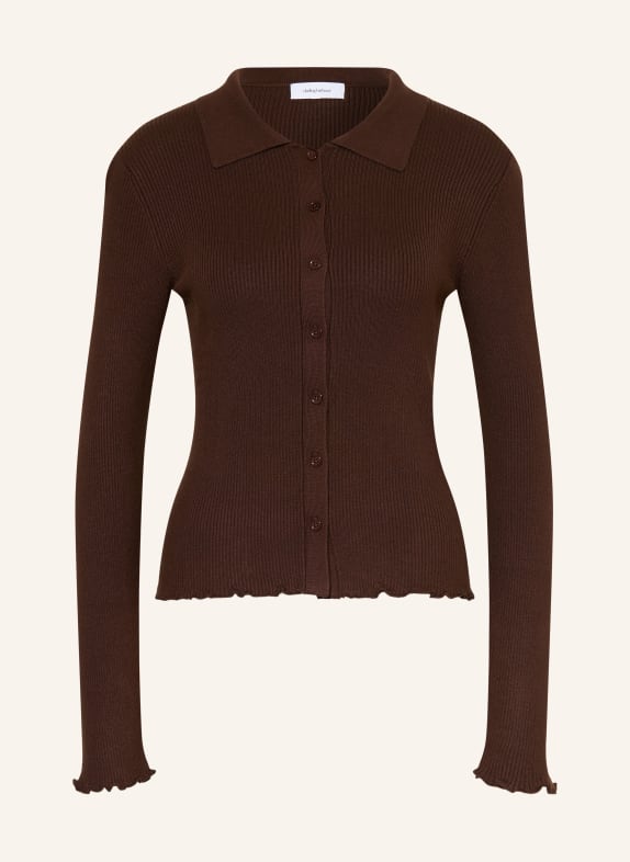 darling harbour Pletený svetr DARK BROWN