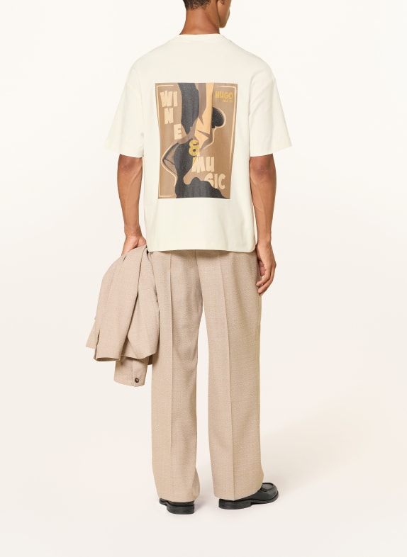 HUGO T-shirt DETZI WIT