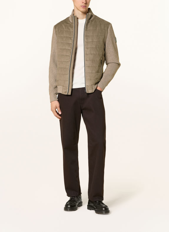 MILESTONE Blouson MSSTANLEY in gemengde materialen TAUPE / BEIGE
