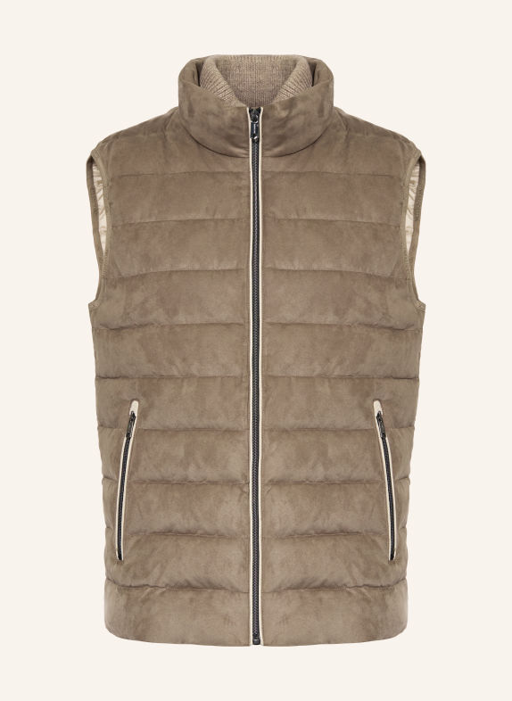 MILESTONE Steppweste MSDAWSON TAUPE