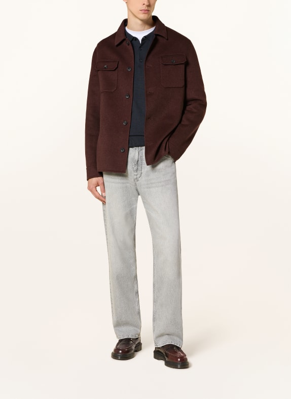 MILESTONE Overjacket MSPRESCOT DONKERROOD