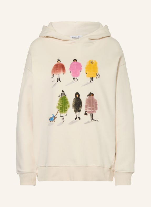 kera till Hoodie ECRU / ROSA / GELB