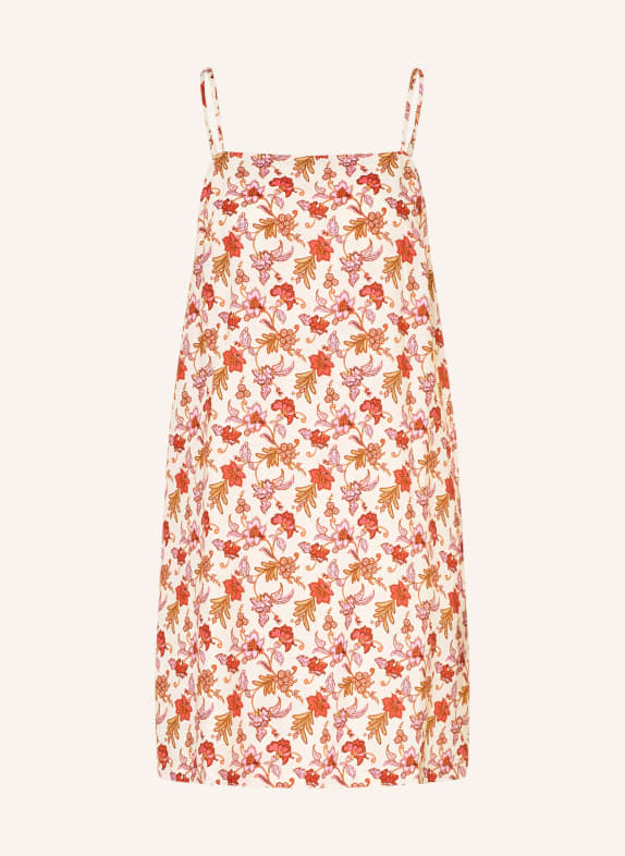SEAFOLLY Linen beach dress ECRU / PINK / RED