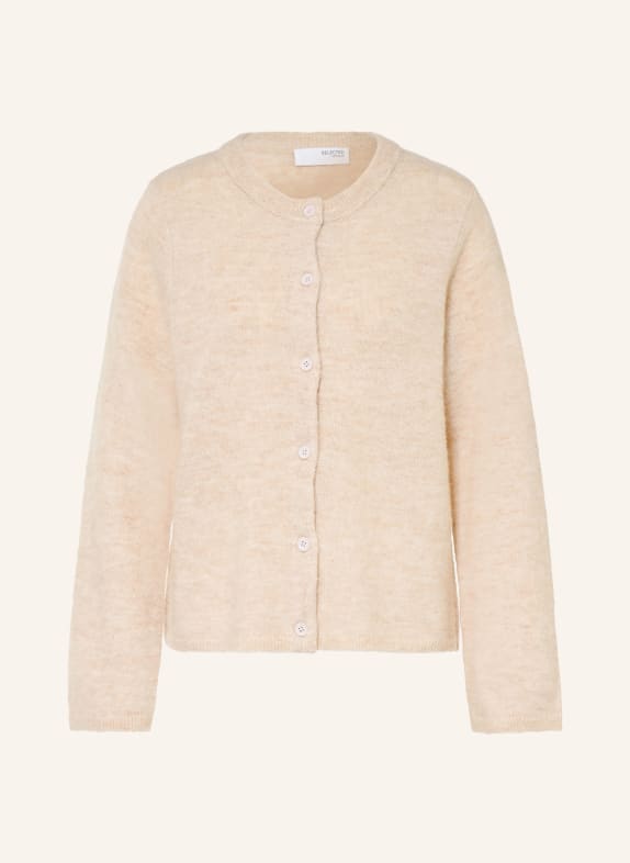 SELECTED Strickjacke ECRU
