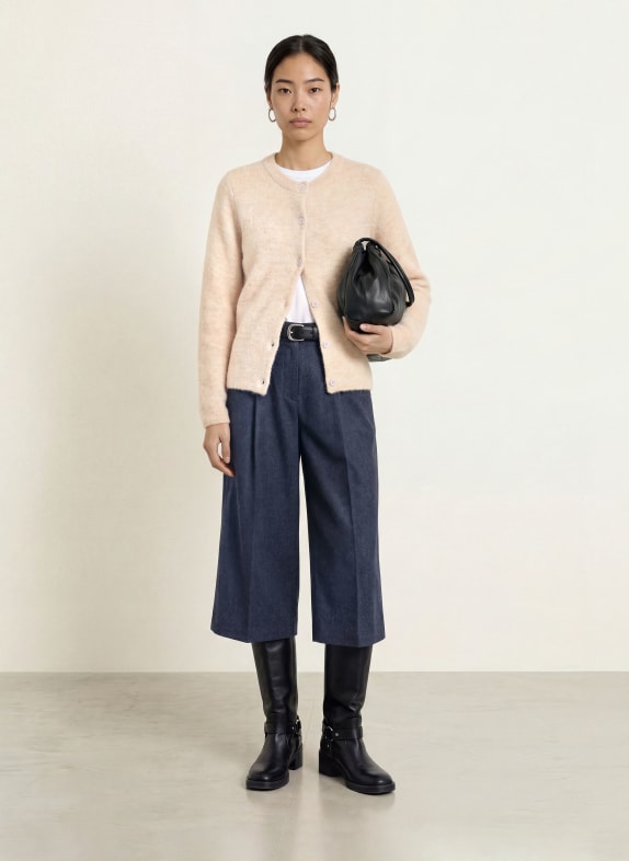 SELECTED Strickjacke ECRU