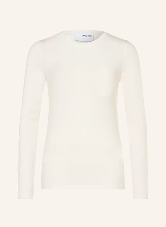 SELECTED Long-sleeve shirt WHITE