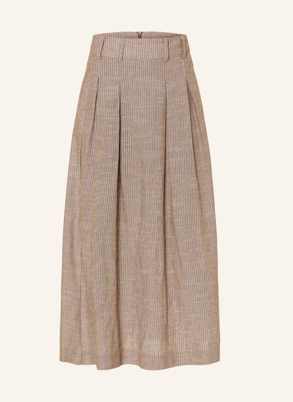 co'couture Sukně JIHOCC HNĚDÁ / KRÉMOVÁ