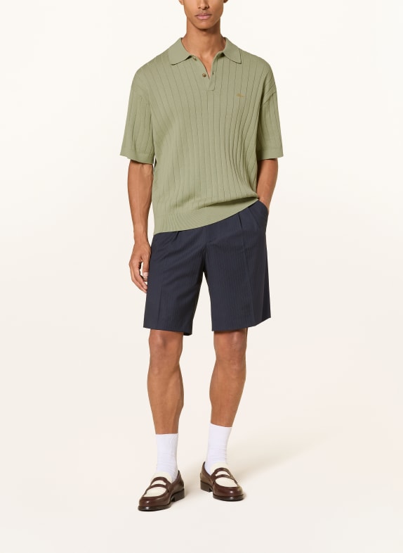 BLKVIS Knit polo shirt OLIVE