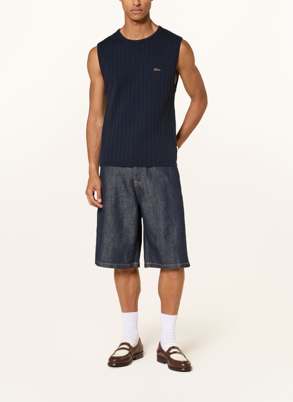 BLKVIS Pull sans manches BLEU FONCÉ