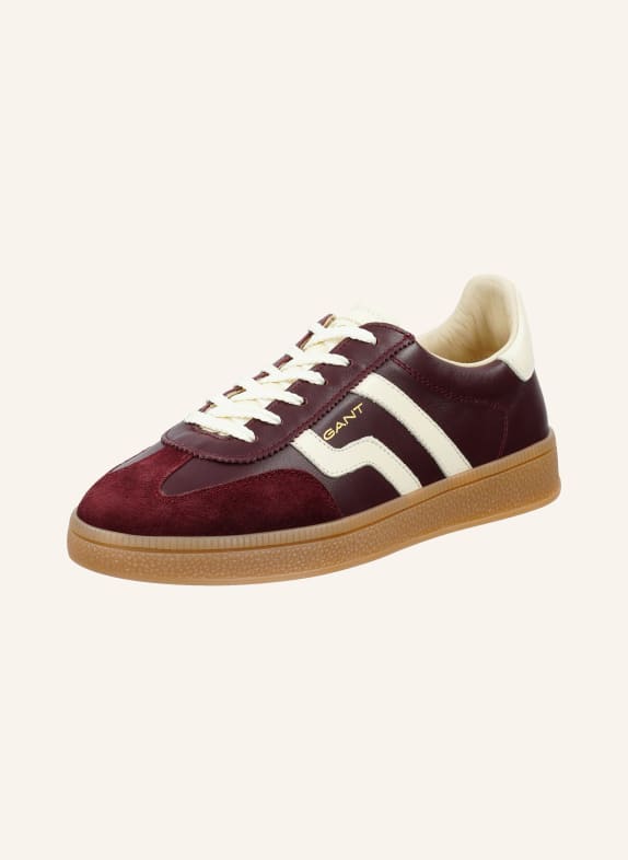 GANT Sneakers CUZIMA DONKERROOD / CRÈME