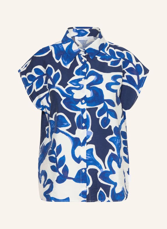 BETTY&CO Chemisier BLEU / BLEU FONCÉ / BLANC
