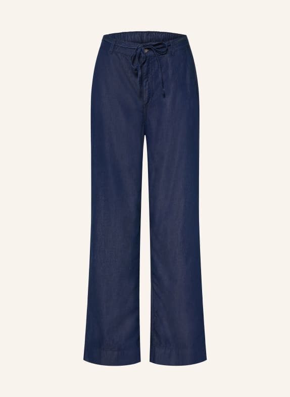 MORE & MORE Pantalon palazzo effet jean BLEU FONCÉ