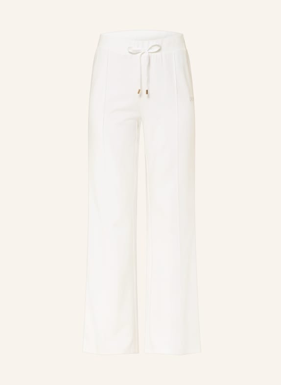 LIU JO Jerseyhose WEISS / HELLGRAU