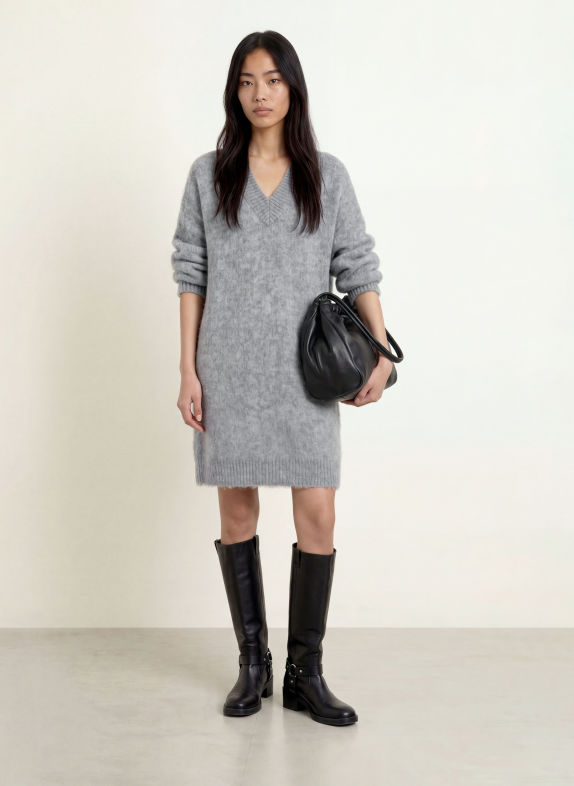 LIU JO Strickkleid GRAU