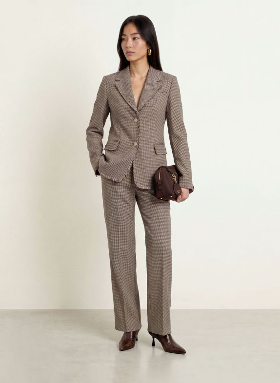 LIU JO Blazer CREAM / BROWN / LIGHT BLUE
