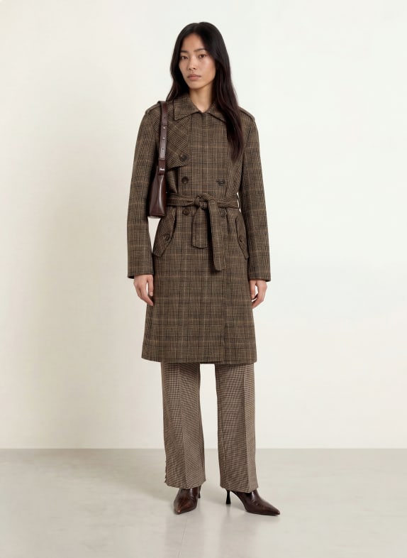 LIU JO Manteau MARRON / BEIGE