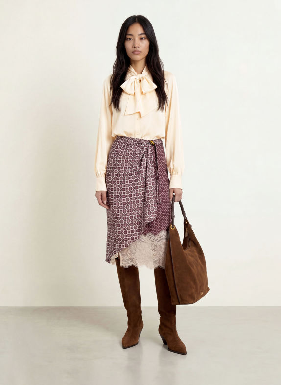 LIU JO Strikblouse ECRU