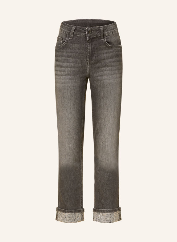 LIU JO Skinny Jeans MONROE mit Schmucksteinen 87506 Den.Grey sparkling w