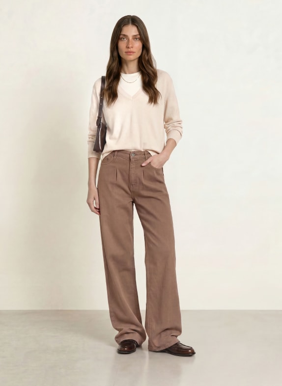 InWear Wide leg jeans GLADYSIW 181307 Coffee Quartz