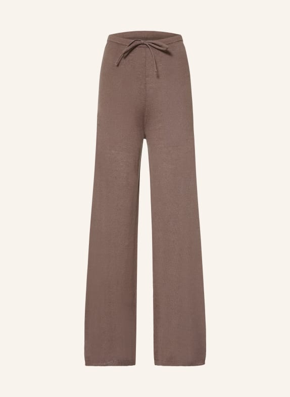 InWear Pletené kalhoty DEVAIW HNĚDÁ