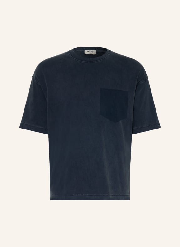 DRYKORN T-shirt MATEGON MØRKEBLÅ