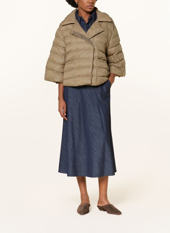 LUISA CERANO Steppjacke mit 3/4-Arm KHAKI